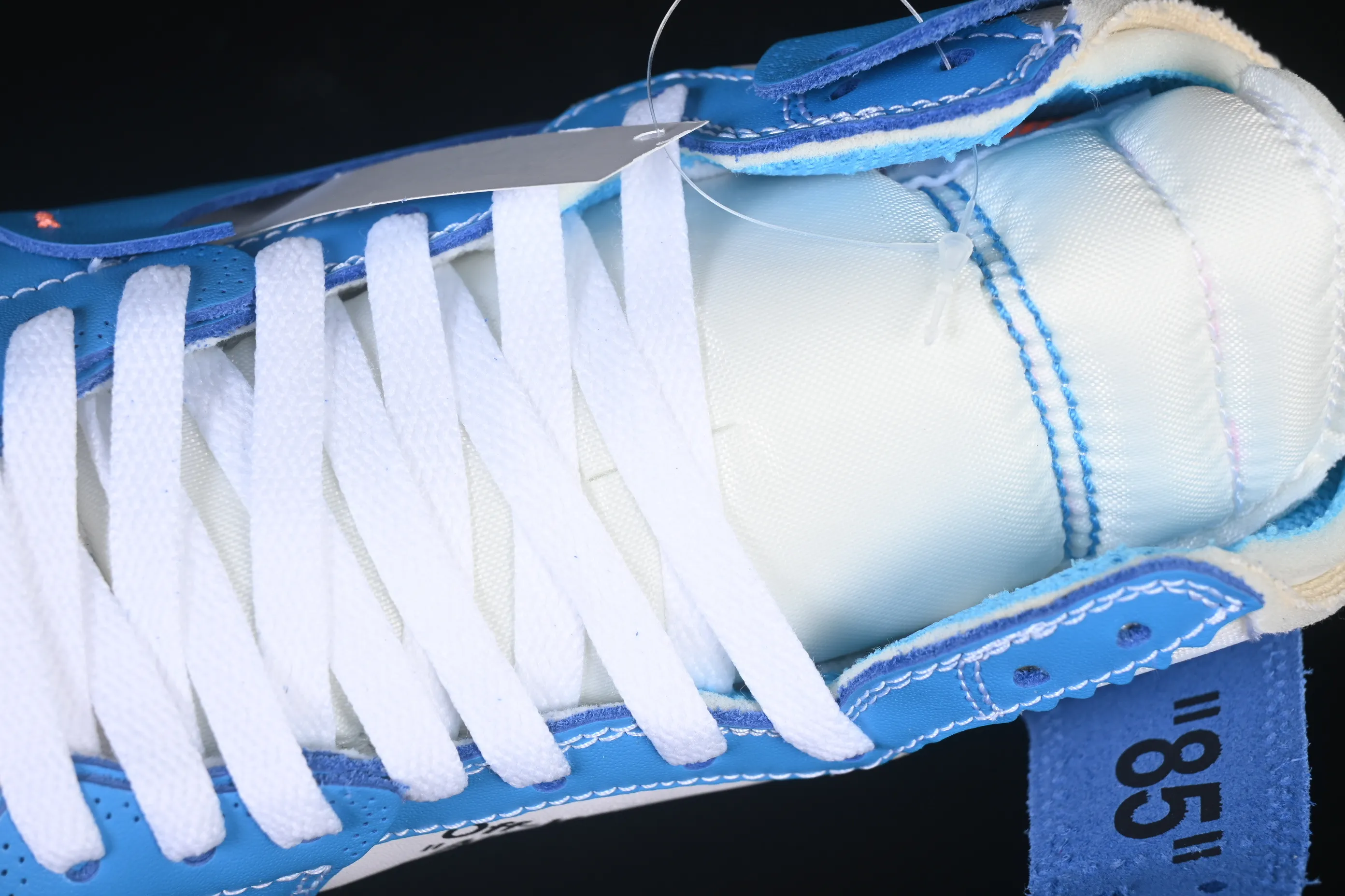 All categories Air Jordan Jordan series basketball shoes Air Jordan 1 High pure original special price Off White x Air Jordan OW AJ1 Joe 1 joint North Carolina blue high-top basketball shoes AQ0818-148